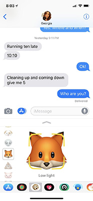 Animoji không khớp với chuyển động