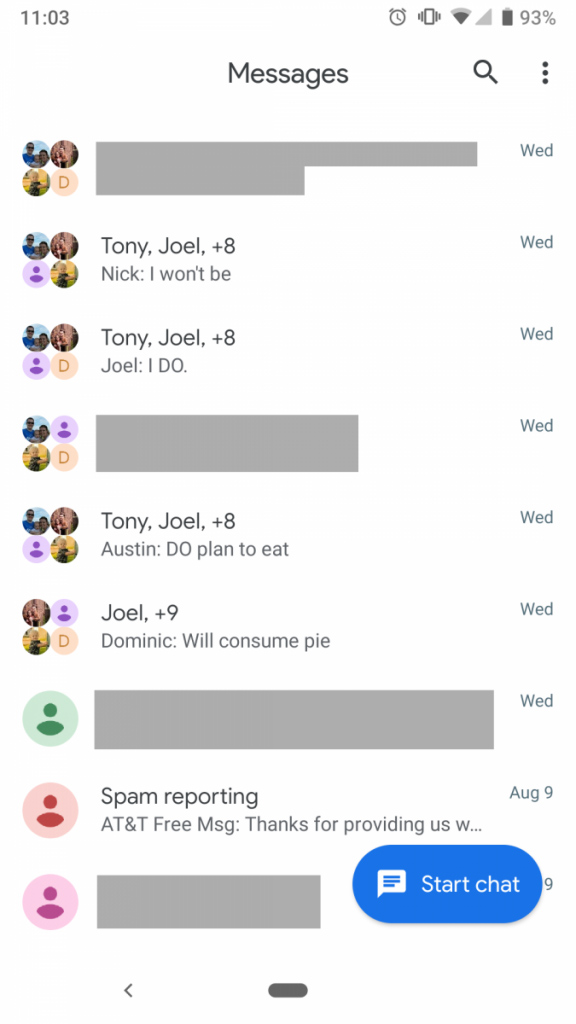 Android Messages với thiết kế Material hoàn toàn mới 4
