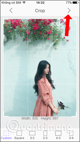 Cắt hình ảnh 