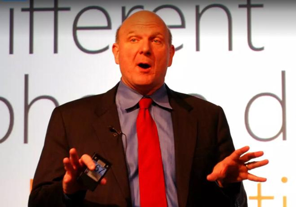 Steve Ballmer, giám đốc điều hành của Microsoft 