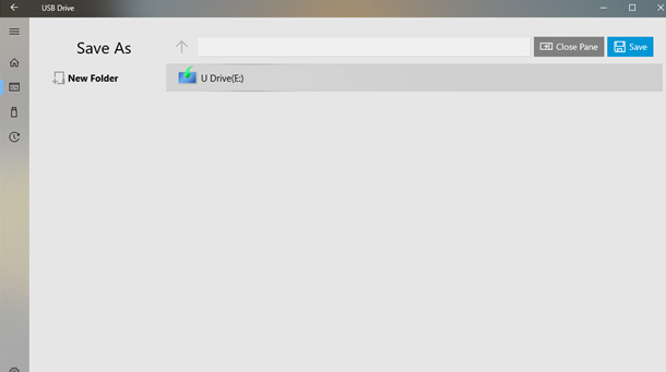 Chọn tên ổ USB cần chép dữ liệu vào