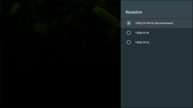 Thay đổi độ phân giải của hộp phát trực tuyến 