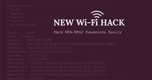 Cách hack mật khẩu WiFi bằng lỗ hổng trên WPA/WPA2