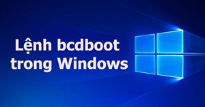 Lệnh bcdboot trong Windows