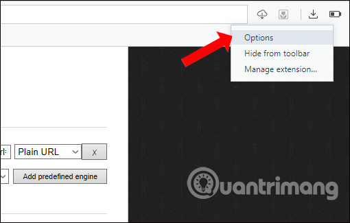 Tùy chọn tiện ích