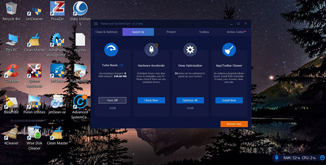 Một tổ hợp các sản phẩm của IObit