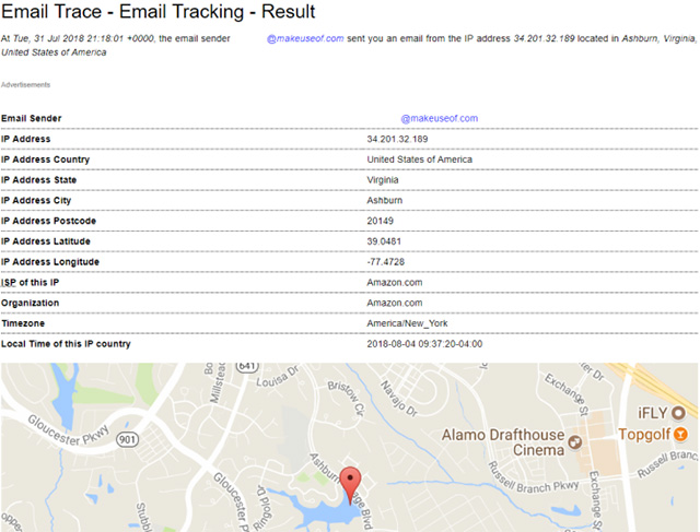Kết quả trả về