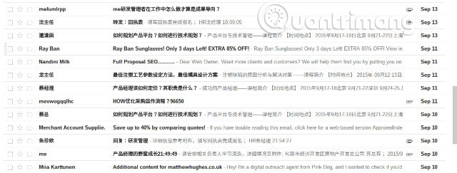 Loại bỏ email lừa đảo