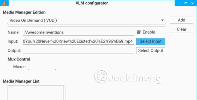 Chỉ định tên cho media