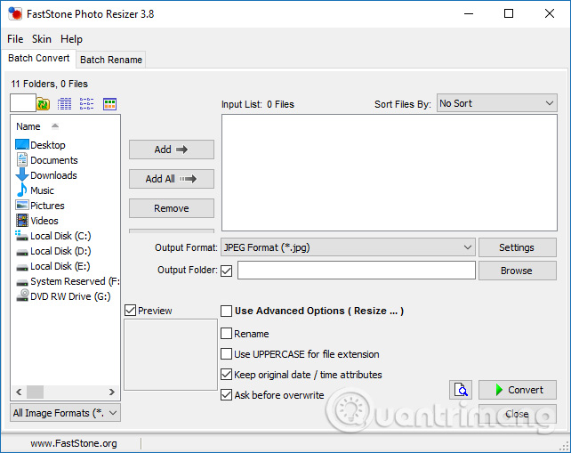Giao diện phần mềm