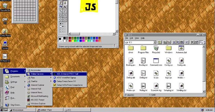 Trải nghiệm Windows 95 thu nhỏ trên Windows, macOS và Linux