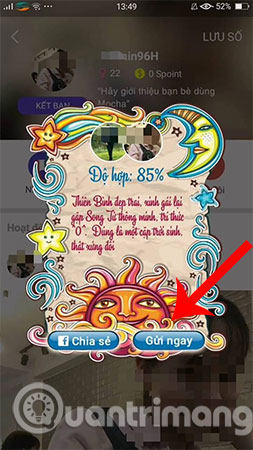 Kết quả xem bói