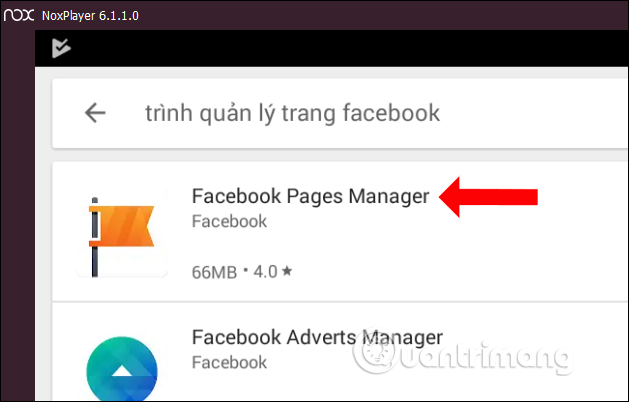 Tìm ứng dụng 