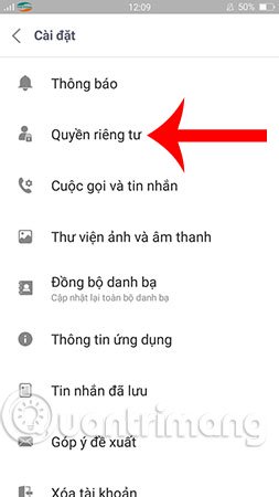 Quyền riêng tư