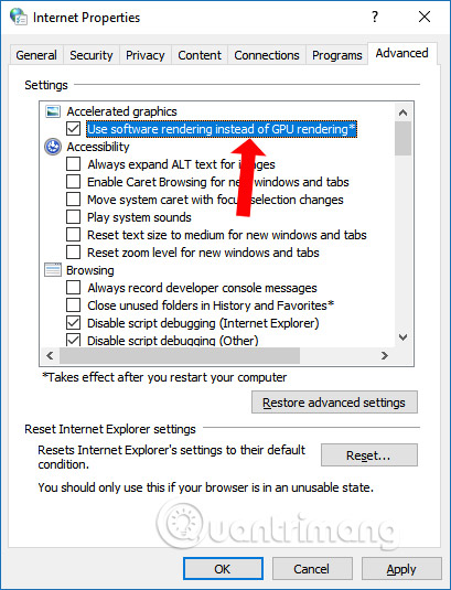 Sửa lỗi YouTube màn hình đen