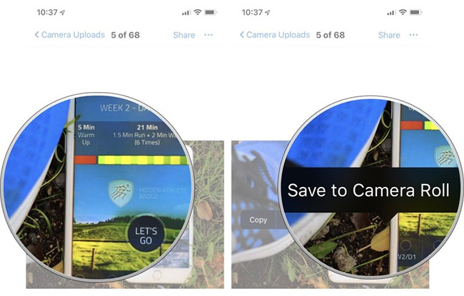 Lưu ảnh về iPhone