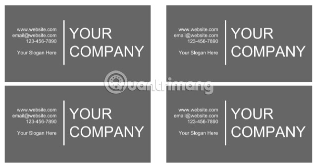 Thiết kế danh thiếp