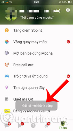 Thông báo từ Mocha