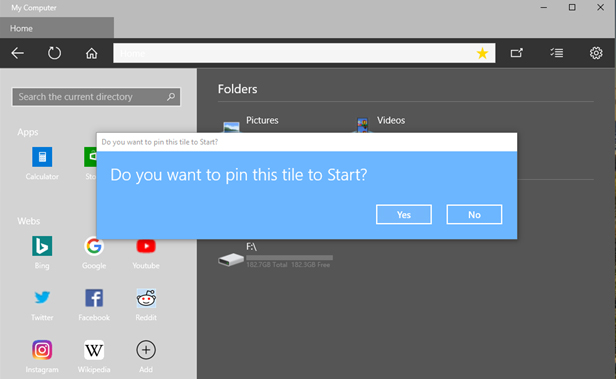 Pin ứng dụng này vào Start