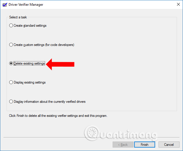 Vô hiệu hóa Driver Verifier