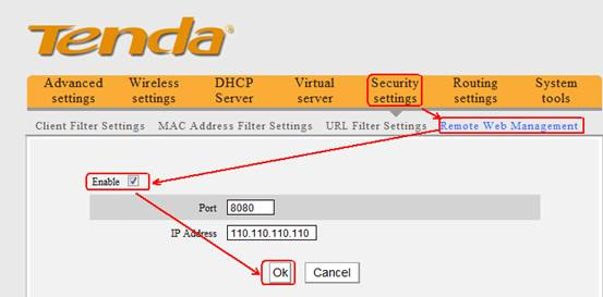 Định cấu hình router không dây