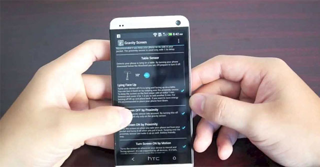 Gravity Screen có ảnh hưởng đến dung lượng pin của máy không