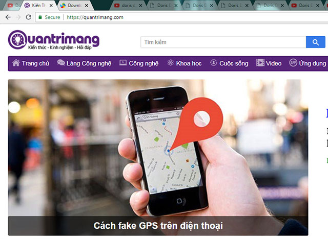 Cùng lúc di chuyển nhiều tab trên Chrome