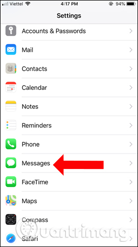 Ứng dụng Tin nhắn