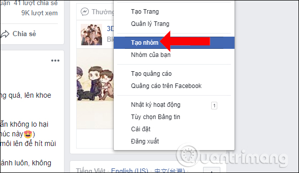 Hướng dẫn tạo nhóm trên Facebook