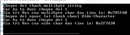 Biên dịch và chạy chương trình C để xem kết quả 