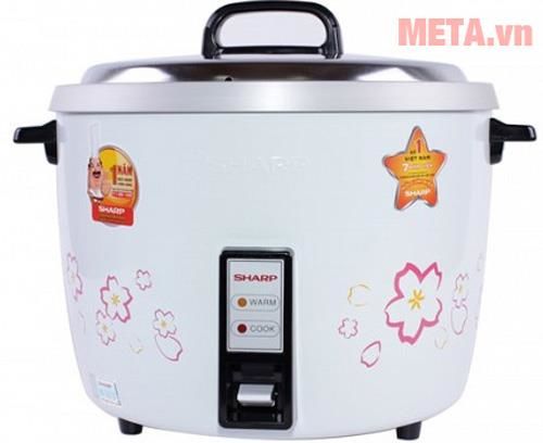 Nồi cơm điện Sharp 3.8 lít KSH-740 V (D40V) có giá 1.130.000 đồng, phù hợp nấu cơm cho 6 - 10 người.