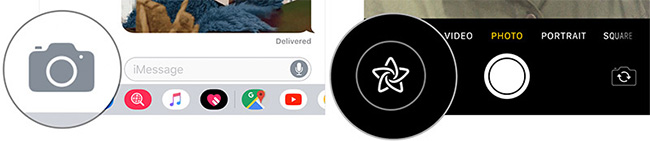 Mở ứng dụng iMessage trên iPhone