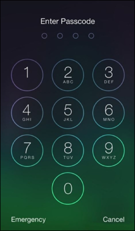 Nhập mật khẩu iPhone