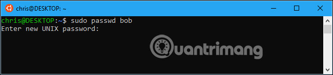 Thay đổi mật khẩu