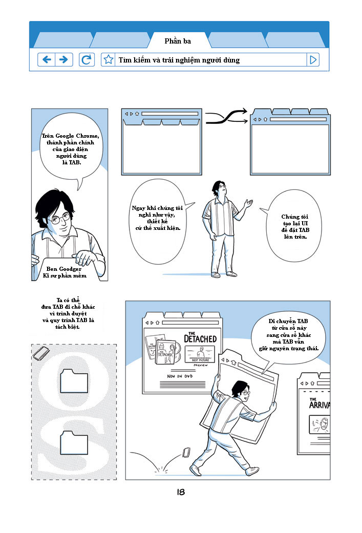 Một bức tranh vẽ giới thiệu về Chrome 10 năm trước