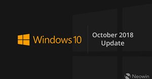 Windows 10 October 2018 Update, phiên bản 1809 là tên chính thức của bản cập nhật lớn