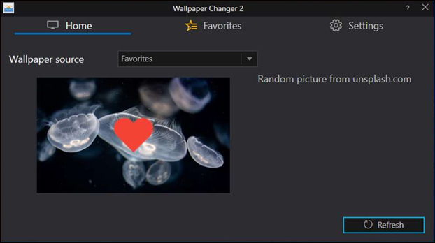 Mục ảnh nền yêu thích