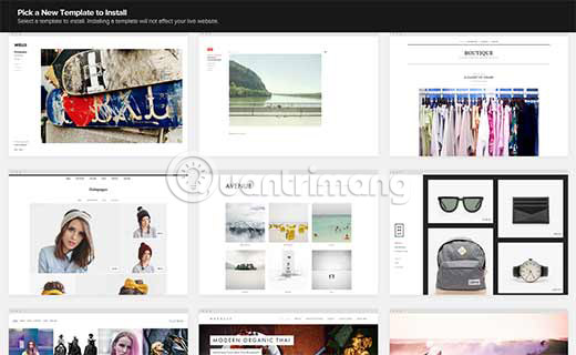 Tính năng Squarespace