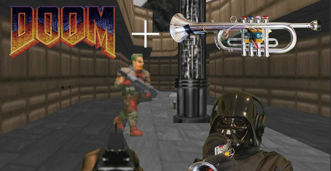 Chơi Doom bằng kèn 