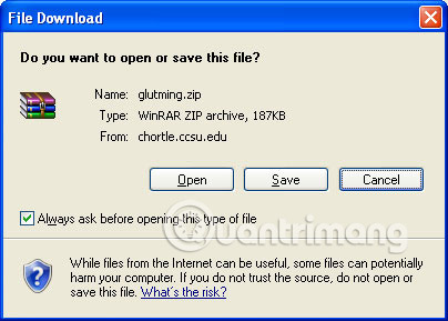 Tải file zip