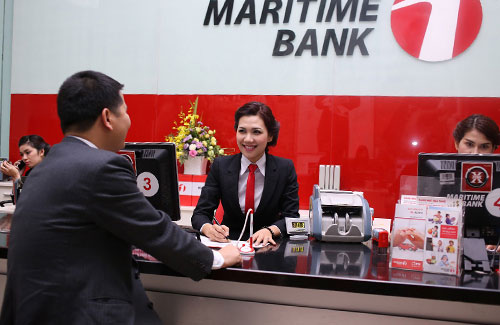 Vấn tin số dư tài khoản Maritime Bank tại cây ATM