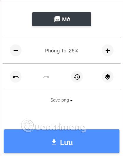Lưu biên tập ảnh