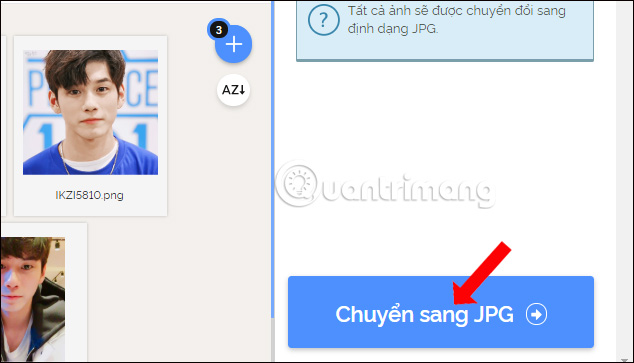 Chuyển ảnh sang JPG