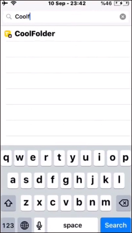 Tìm tweak CoolFolder