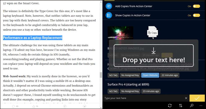Cách dùng Copy Space quản lý nội dung clipboard Windows 10 - Ảnh minh hoạ 2
