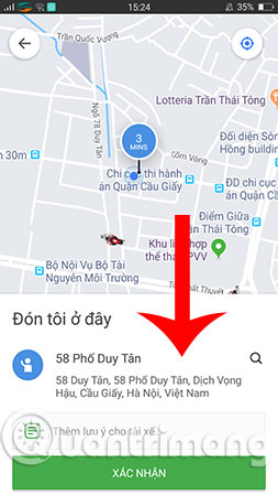 Ứng dụng tự nhận diện vị trí hiện tại của bạn