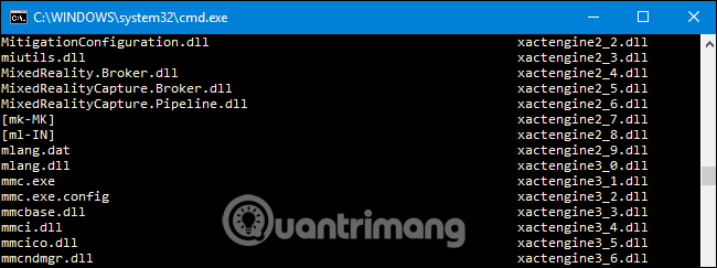 Hiển thị kết quả theo cột