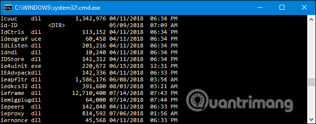 Hiển thị kết quả tên file ở bên phải