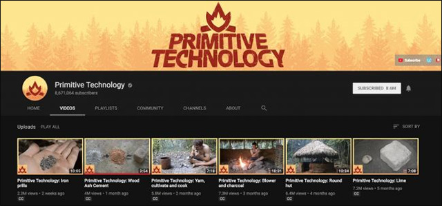 kênh Primitive Technology