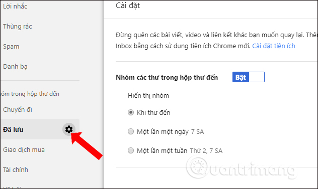 Quản lý các tính năng